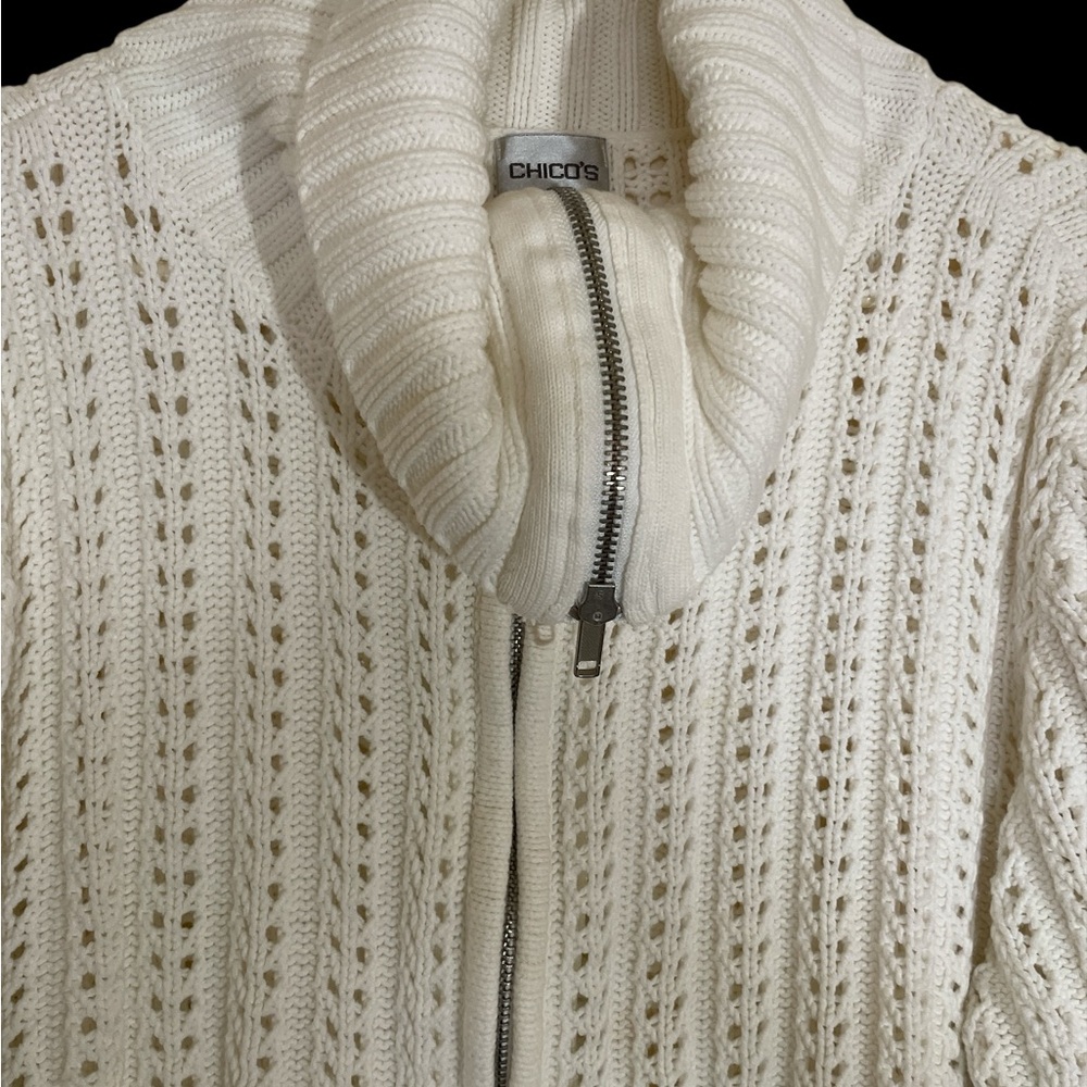 Chico's Women's White Sweater